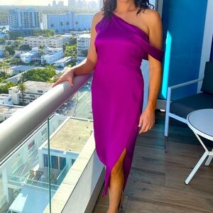 Michelle Mason Asymmetrical Dress